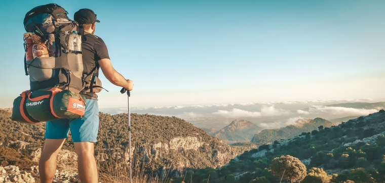 Michal na pěším tripu GR221 po Mallorce
