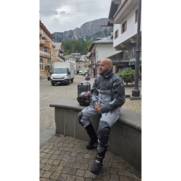 Férfi motoros kabát