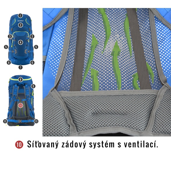 Batoh Expedice / Turistika | Sloper 45 l