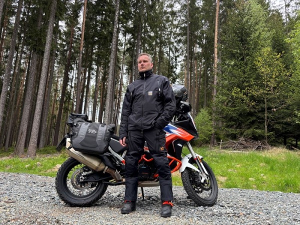 Pánské motorkářské kalhoty
