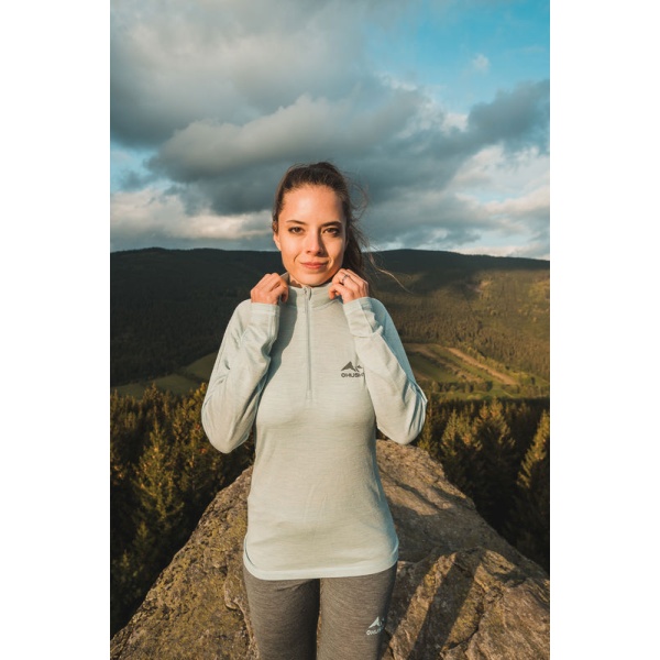 Merino termoprádlo triko | Merow Zip L