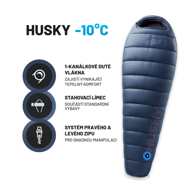 Syntetický třísezónní spacák | Husky -10°C
