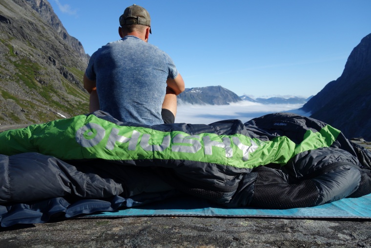 Marcel testuje: péřový spacák Dinis -10°C