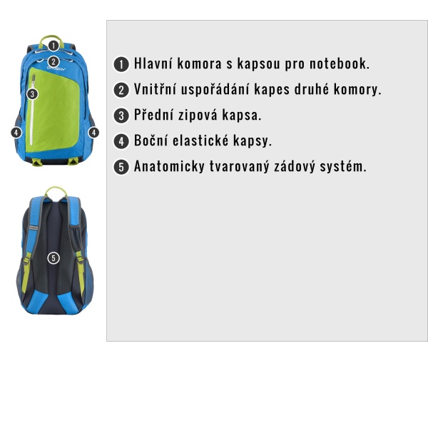 Hátizsák túrázás / város | Marel 27l