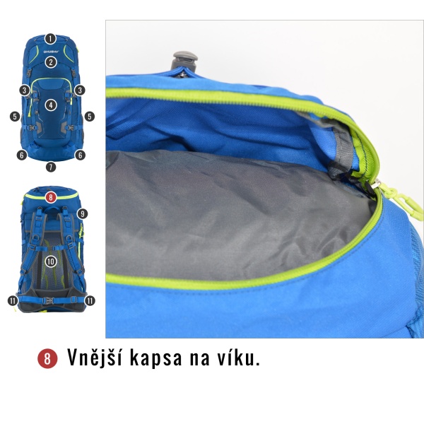 Batoh Expedice / Turistika | Sloper 45 l