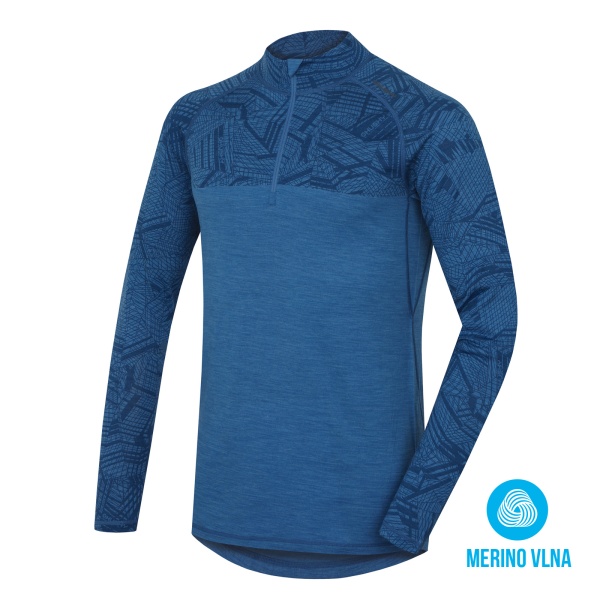 Merino termoprádlo | Pánský rolák se zipem ke krku