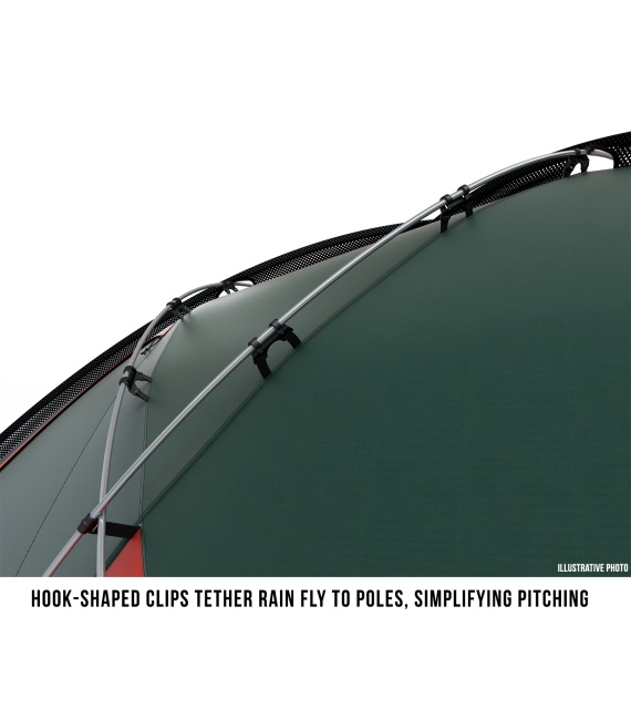 Expedition tent for 2 people - Falcon 2 - green | HUSKY EU