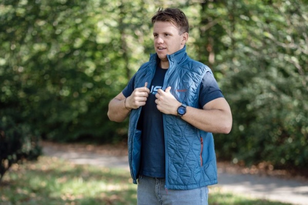 Pánská plněná ultralehká vesta | Nimesie M