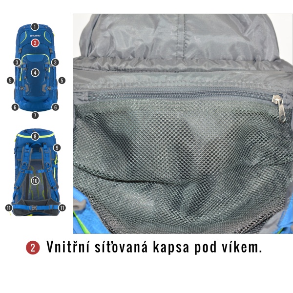 Batoh Expedice / Turistika | Sloper 45 l