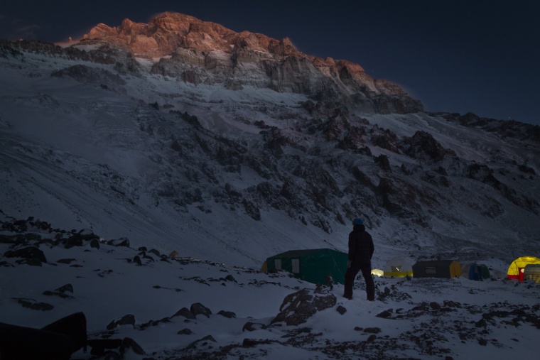 Expedice Aconcagua/ 5. část - Plaza de Mulas 4 300 m-> camp Canada 5 000 m
