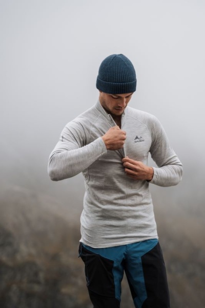 Merino termoprádlo triko | Merow zip M