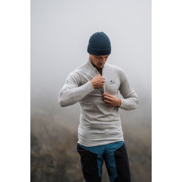 Merino thermal underwear T-shirt | Merow zip M