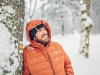Michal testuje péřovou bundu Donnie M