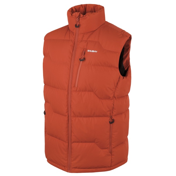 Men’s zip-up down gilet | Deep M