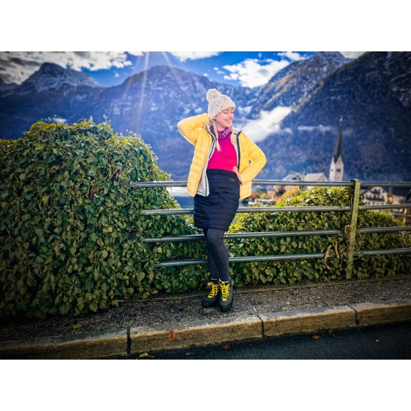 Doppelseitiger Winterrock für Damen | Freez L