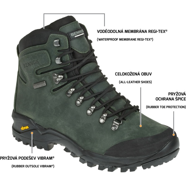 Unisex-Trekkingschuhe | BENNON Terenno high