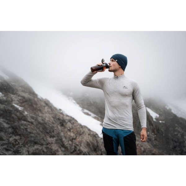 Thermo T-shirt van merinowol | Merow zip M