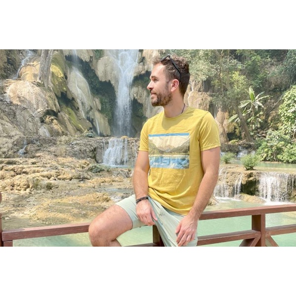 Herren T-Shirt aus Baumwolle | Tee Lake M
