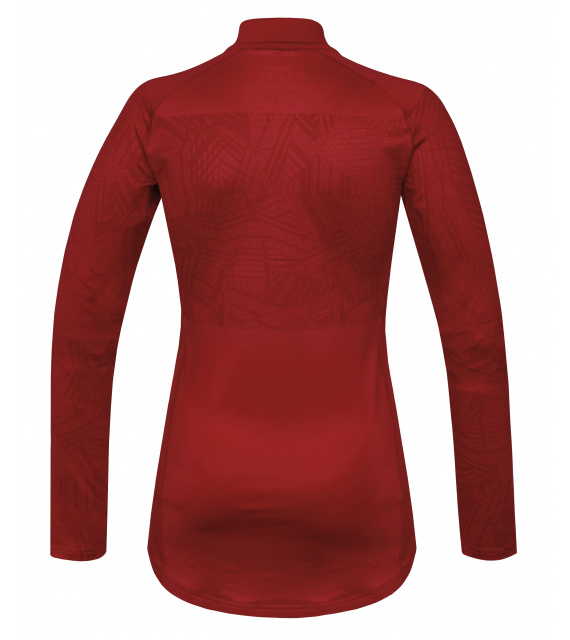 Active Winter thermal underwear - Women's long-sleeve T-shirt – red