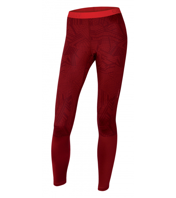 Active Winter thermal underwear - Women's pants – dark brick