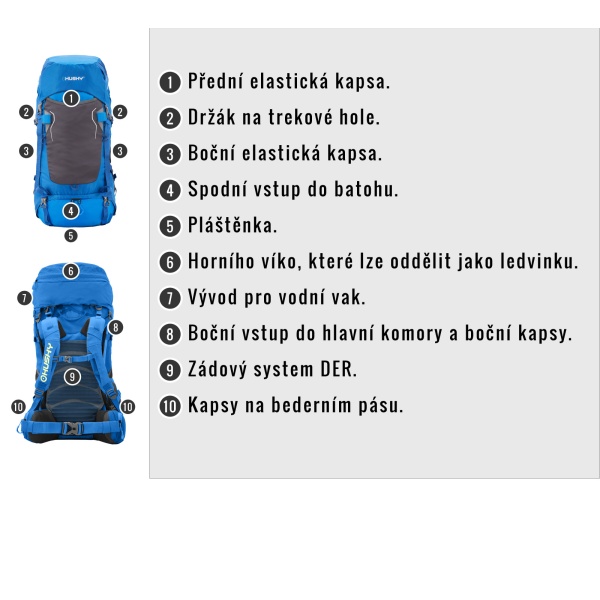Batoh Ultralight | Rony 50l