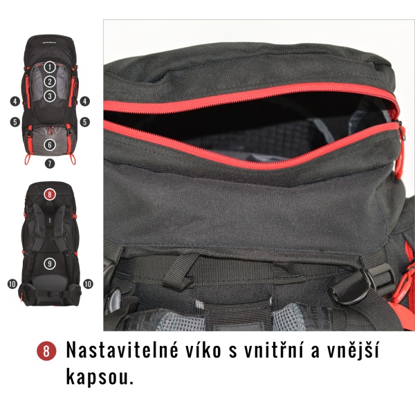 Batoh Expedice | Samont 60+10 l