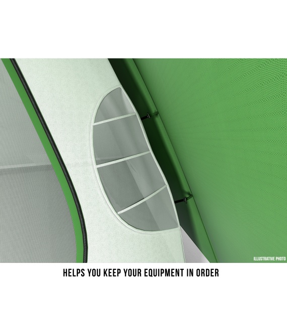 Family tent for 5 people - Bigless 5 - green | HUSKY OUTDOOR