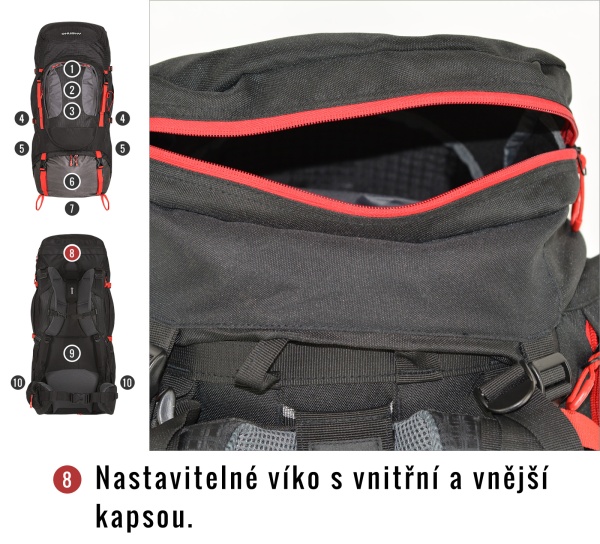 Batoh Expedice | Samont 60+10 l