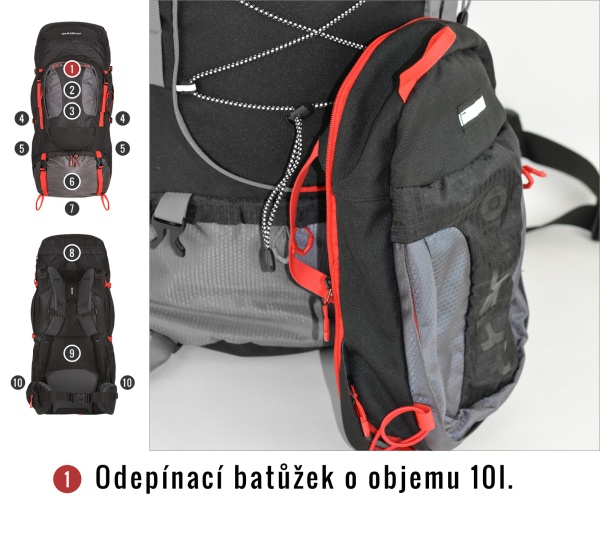Batoh Expedice | Samont 60+10 l