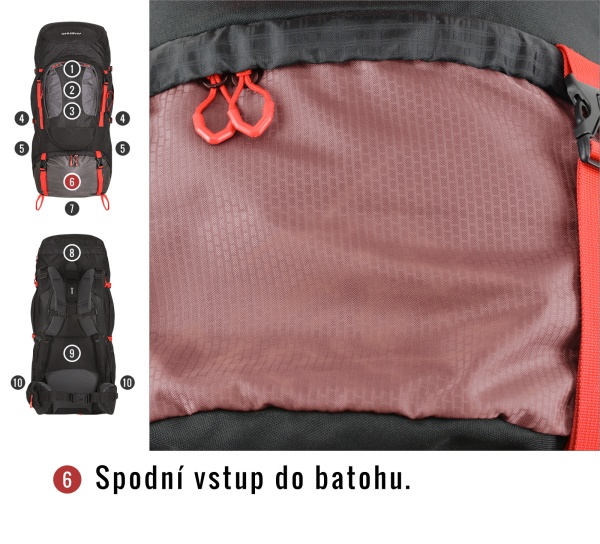 Batoh Expedice | Samont 60+10 l