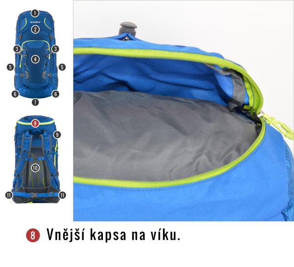 Batoh Expedice / Turistika | Sloper 45 l