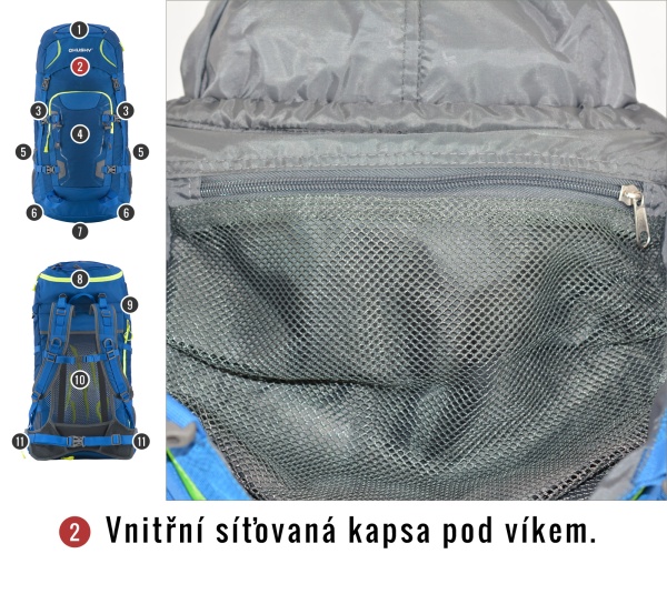 Batoh Expedice / Turistika | Sloper 45 l