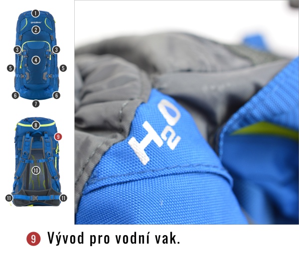 Batoh Expedice / Turistika | Sloper 45 l
