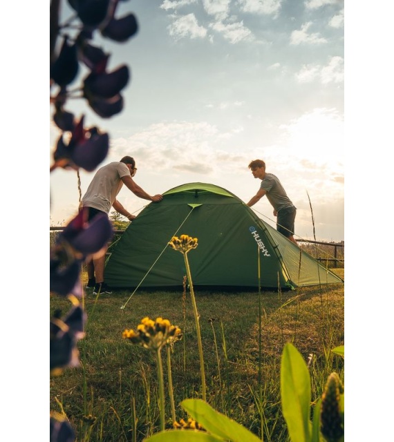 Backpacking tent for 2 people - Bizam 2 Plus - green | HUSKY EU