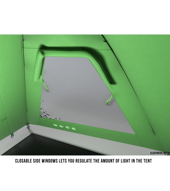 Family tent for 5 people - Bigless 5 - green | HUSKY OUTDOOR