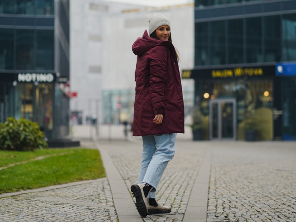 Dámský hardshellový plněný kabát | Naveli L