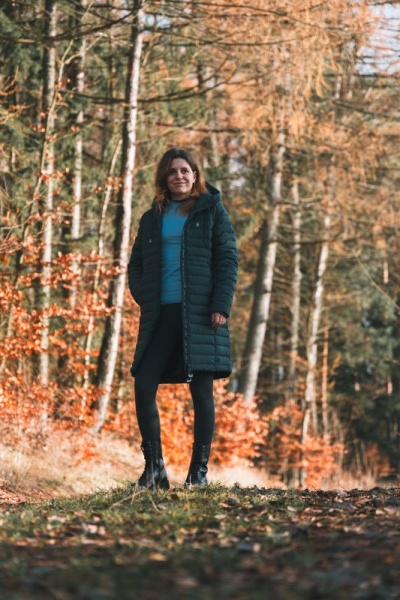 Dámský péřový kabát | Daili L