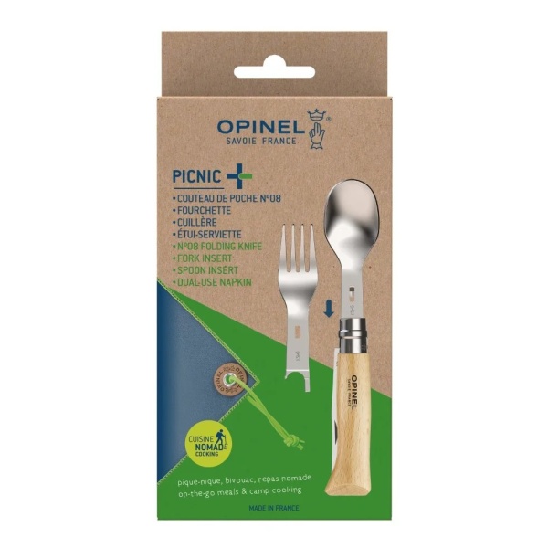 Zavírací nůž | Sada OPINEL PICNIC+ (včetně nože N°08)