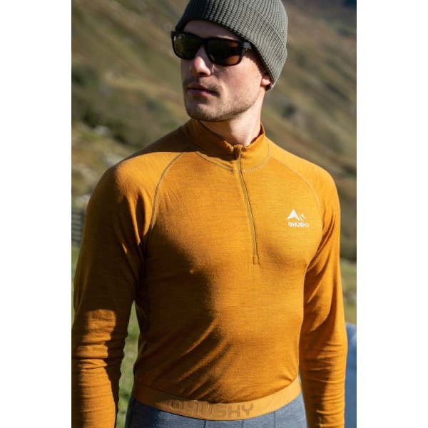 Merino thermal underwear T-shirt | Merow zip M
