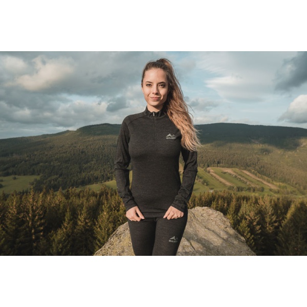 Merino termo póló aláöltözet | Merow Zip L
