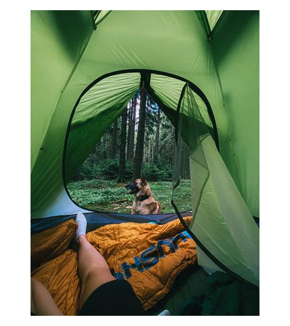 Ultralight tent for 3 people - Sawaj 3 - green | HUSKY EU