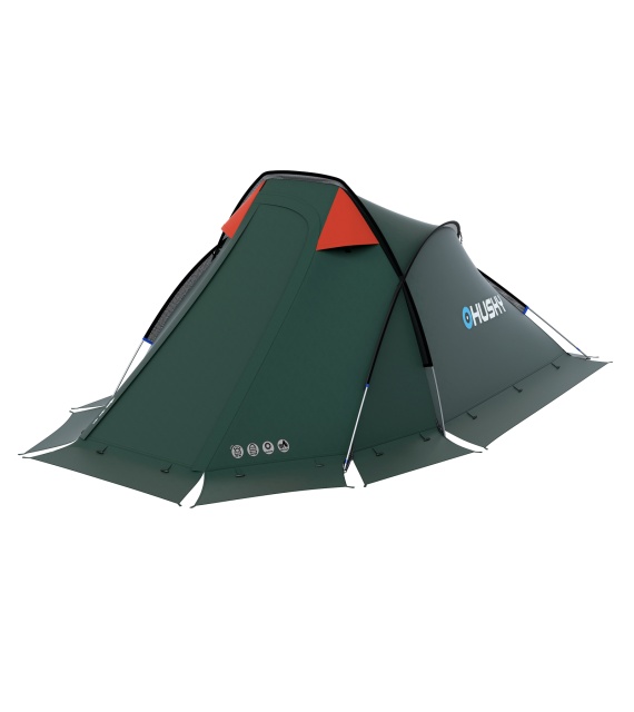 Expedition tent for 2 people - Flame 2 - green | HUSKY OUTDOOR