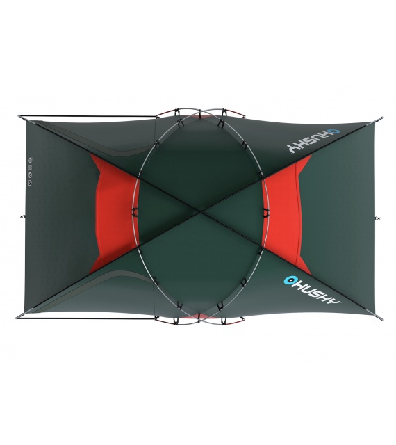 Husky Felen 3-4 green Expedition tent for 3 people