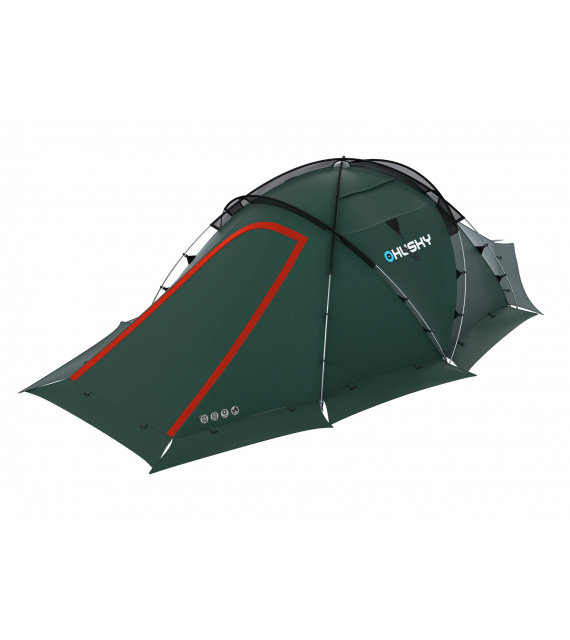 Expedition tent for 3 people - Fighter 3-4 – green | HUSKY OUTDOOR