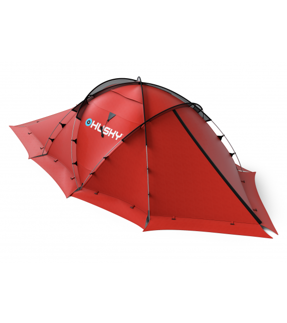 Expedition tent for 3 people - Fighter 3-4 - red | HUSKY OUTDOOR Expedition tent for 3 people - Fighter 3-4 - red | HUSKY OUTDOOR