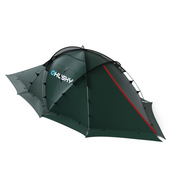 Expedition tent for 3 people - Fighter 3-4 – green | HUSKY OUTDOOR