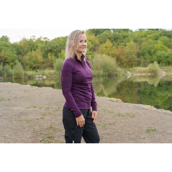 Merino-Sweatshirt für Frauen | Aron Zip L