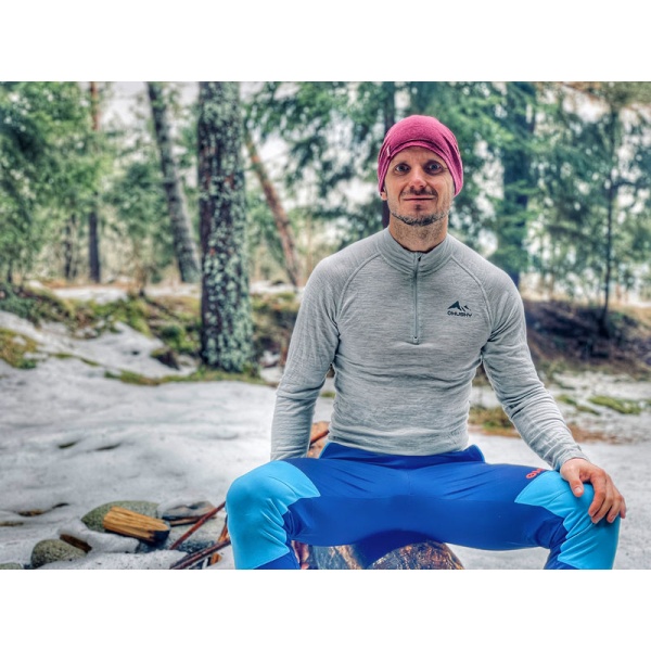 Merino thermal underwear T-shirt | Merow zip M