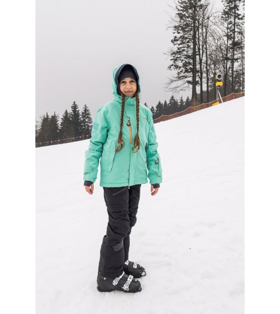 Turquoise ski outlet jacket