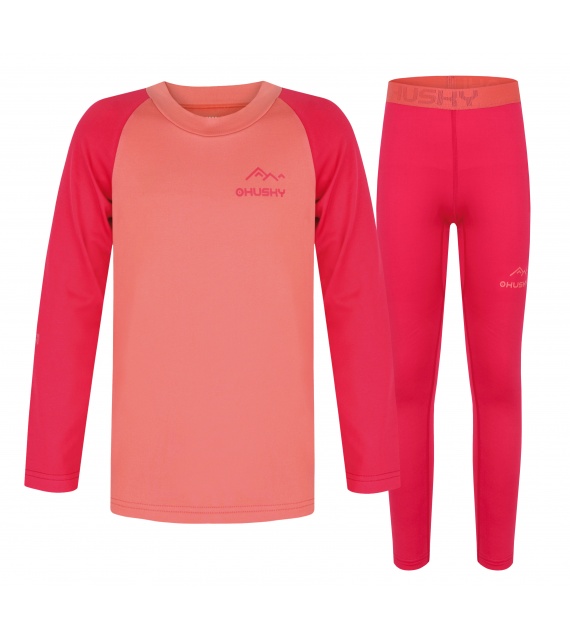 Husky Active winter Tombo 152 light orange pink Kids thermal underwear